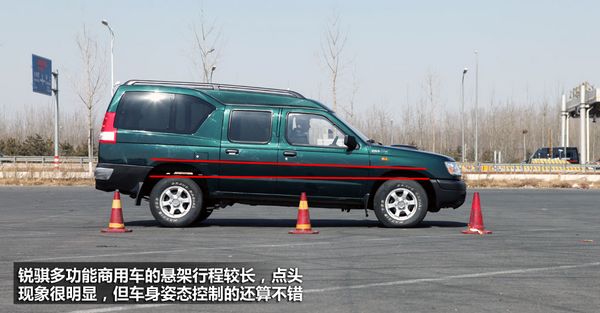 测试锐骐多功能商用车