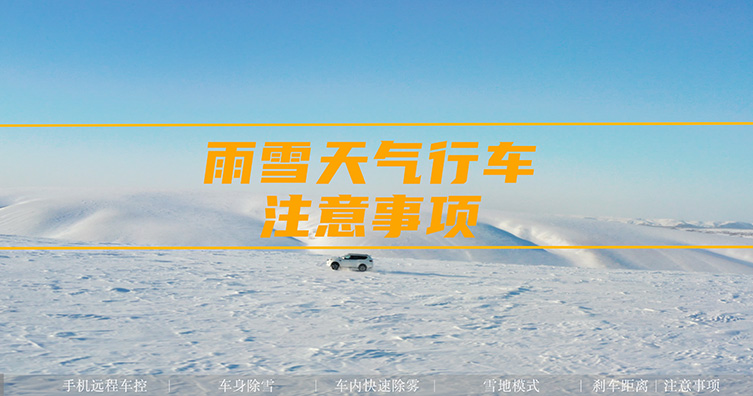 雨雪天气行车注意事项